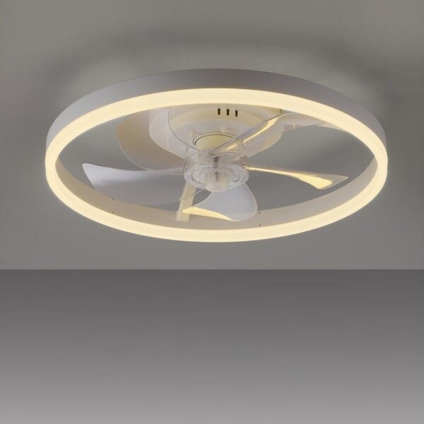 JUST LIGHT. 14624-16 - Ventilator de tavan LED cu lumină RITA LED/22W/230V + telecomandă