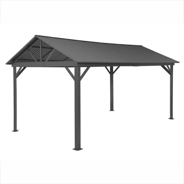 Pergolă din aluminiu Avenberg PAVILIO 5x3m neagră