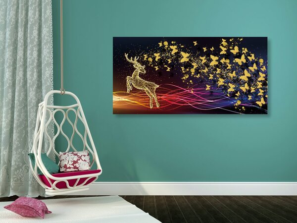 Tablou cerb splendid cu fluturi