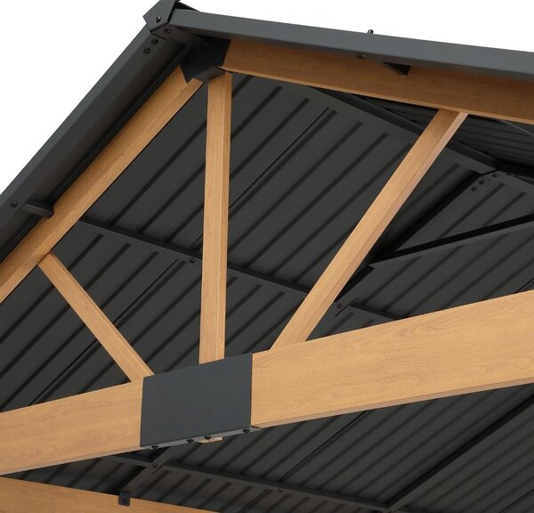 Pergola din aluminiu Avenberg PAVILIO 5x3m natur