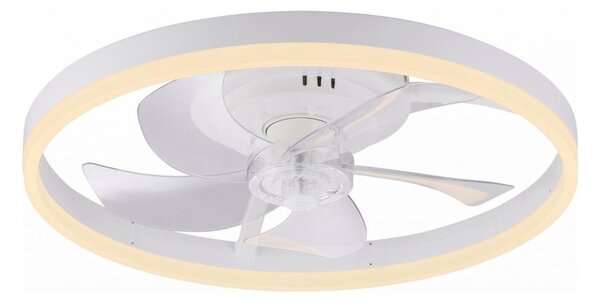JUST LIGHT. 14624-16 - Ventilator de tavan LED cu lumină RITA LED/22W/230V + telecomandă