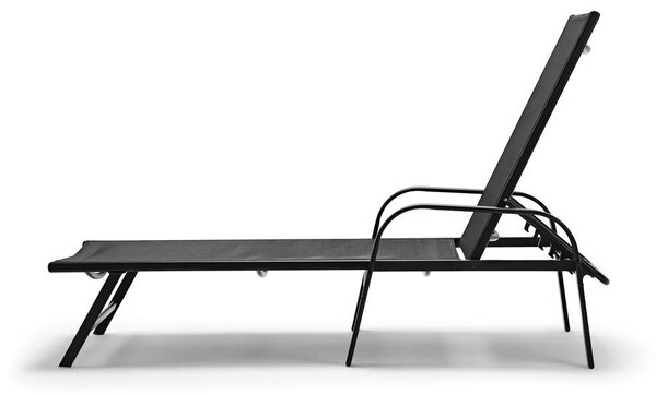 Șezlong relaxant reglabil Avenberg MARGARITA negru