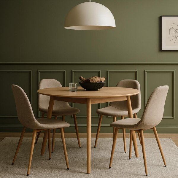 Set - 4 scaune de dining AVENBERG RIVA bej
