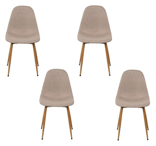 Set - 4 scaune de dining AVENBERG RIVA bej