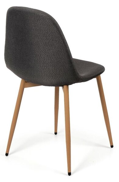 Set - 4 scaune de masă AVENBERG RIVA - Gri