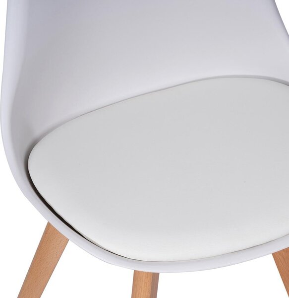 Set 4 scaune de dining AVENBERG SKANDI - Alb