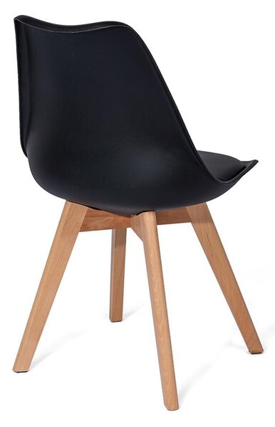 Set - 4 scaune de dining AVENBERG SKANDI - Negru