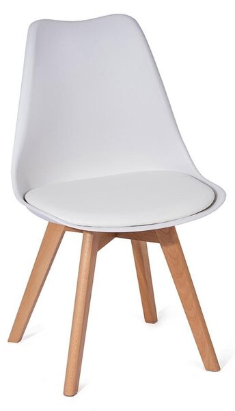 Set 4 scaune de dining AVENBERG SKANDI - Alb