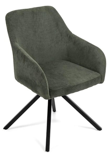 Set - 2 scaune de dining AVENBERG LARO - rotative, verde