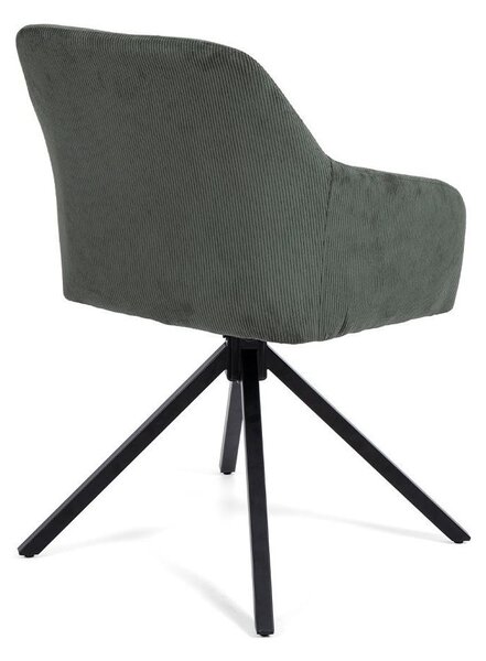 Set - 2 scaune de dining AVENBERG LARO - rotative, verde