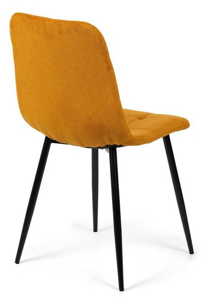 Set - 4 scaune de dining AVENBERG ARDEN - Galben