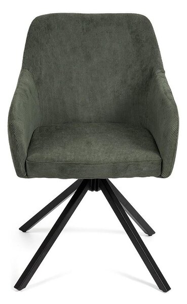 Set - 2 scaune de dining AVENBERG LARO - rotative, verde