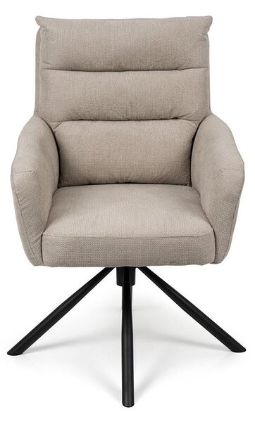 Set - 2 scaune de dining rotative AVENBERG TESSA bej