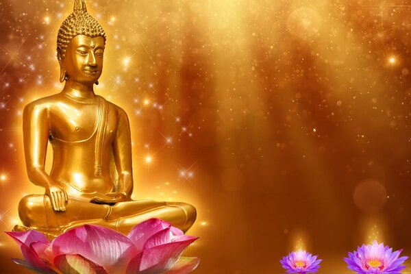 Tablou Budha auriu