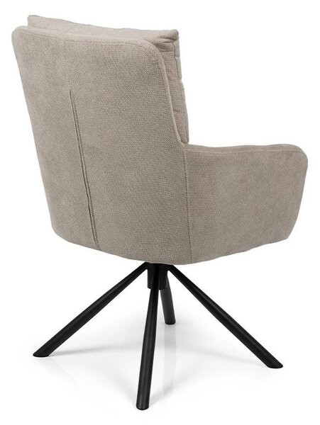 Set - 2 scaune de dining rotative AVENBERG TESSA bej