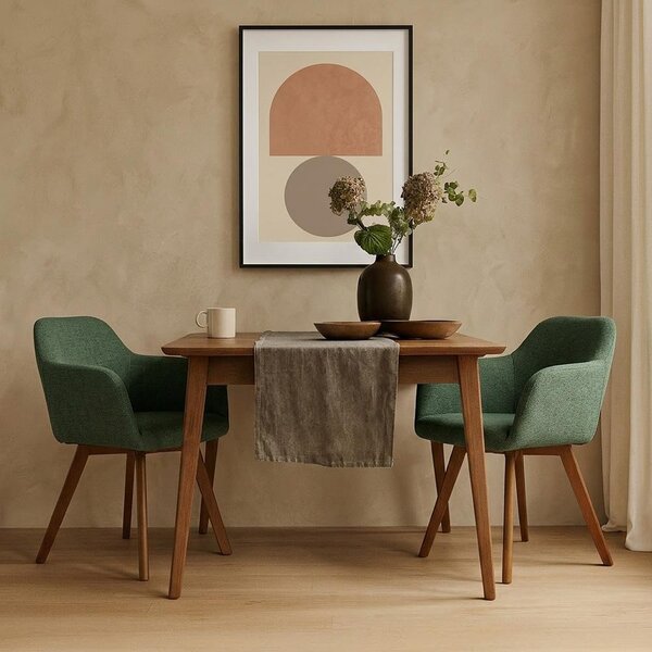 Set - 2 scaune de dining AVENBERG NORD - verde