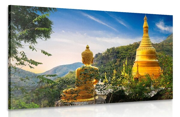 Tablou priveliște spre Budha auriu
