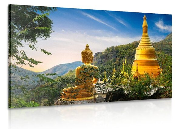 Tablou priveliște spre Budha auriu