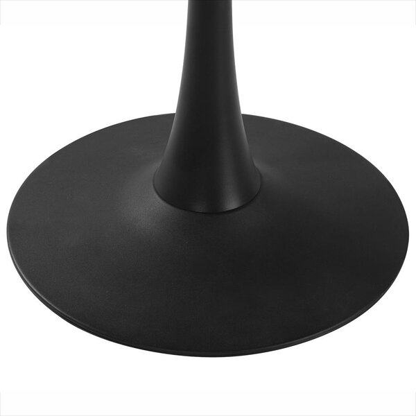 Masă de dining AVENBERG ORBIS Ø80 negru