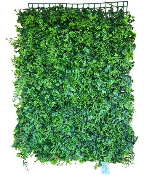 Gard verde decorativ, frunze artificiale, panou 40x60 cm