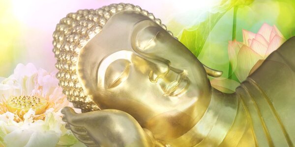 Tablou Budha dormind