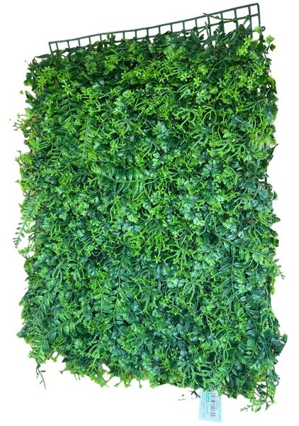 Gard verde decorativ, frunze artificiale, panou 40x60 cm