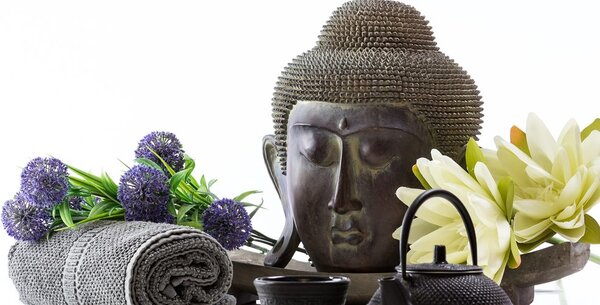 Tablou colțișor de wellness cu Budha