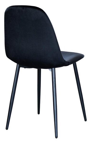 Set - 4 scaune de dining AVENBERG RIVA - Negru