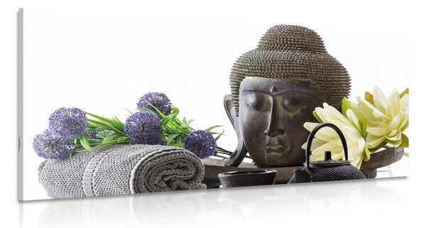 Tablou colțișor de wellness cu Budha