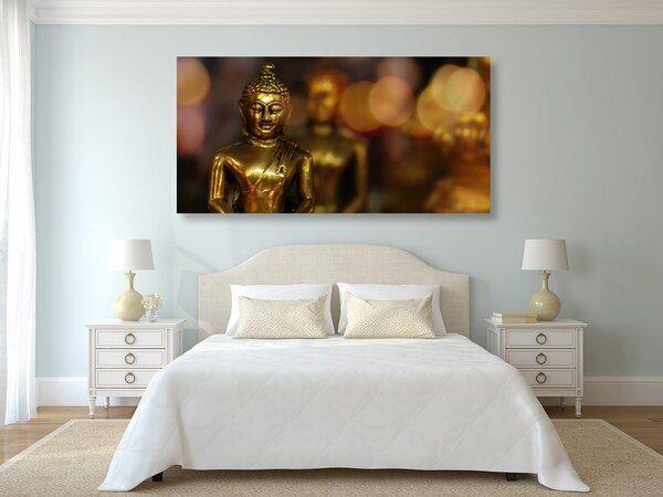 Tablou Budha pe fundal abstract