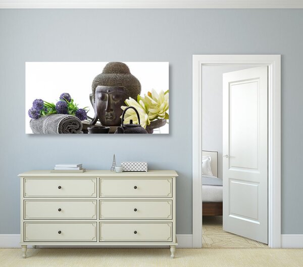 Tablou colțișor de wellness cu Budha
