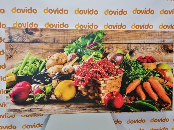 Tablou fructe și legume proaspete