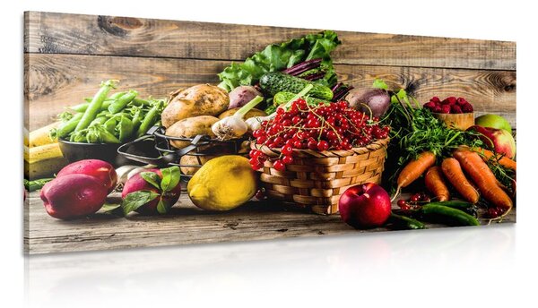 Tablou fructe și legume proaspete