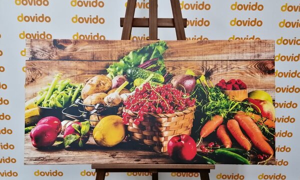 Tablou fructe și legume proaspete