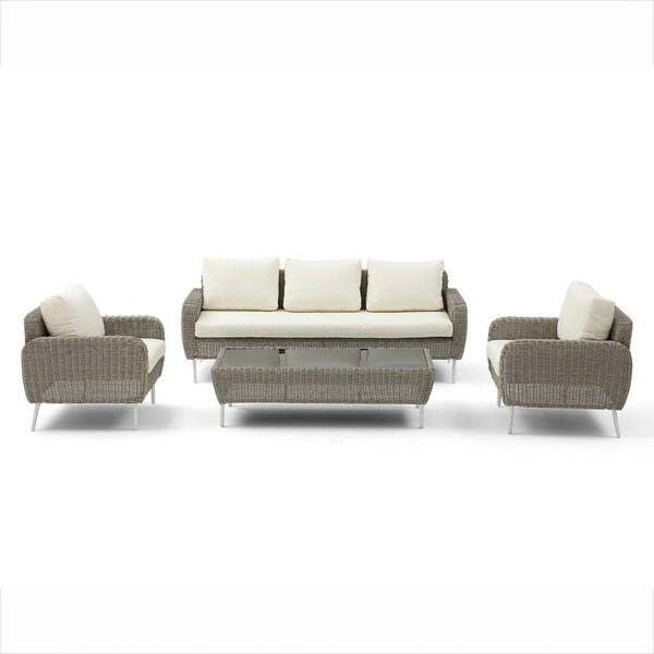 Set mobilier de grădină din ratan Avenberg SOLE bej