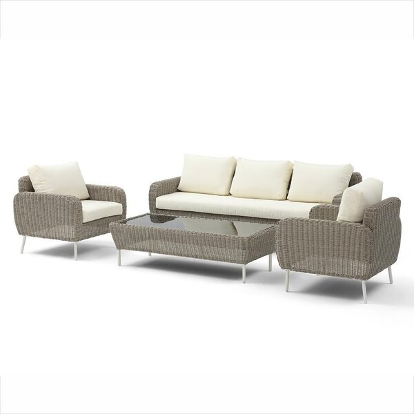 Set mobilier de grădină din ratan Avenberg SOLE bej