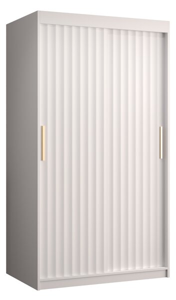 Dulap de haine 100 cm Riana Wa 1 100 (Alb). 1063455