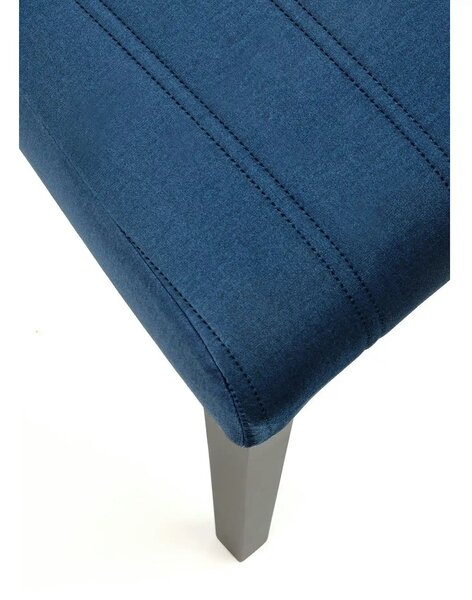 Scaun DIEGO 2, negru/albastru, 47x59x99 cm