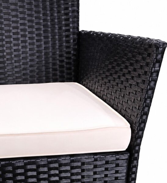 Set mobilier de grădină 3 piese Avenberg STELLA Negru