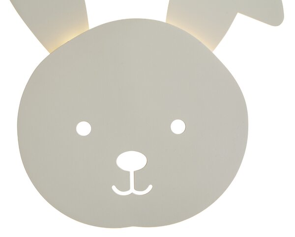 Lampă de perete pentru copii bej, cu LED, cu dimmer în 3 trepte - Benny the Bunny