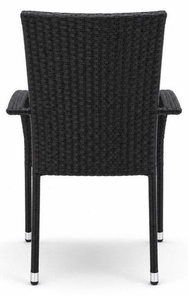 Set mobilier de grădină 4 piese Avenberg PARIS Negru
