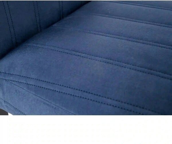 Scaun DIEGO 2, negru/albastru, 47x59x99 cm