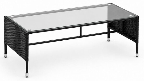 Set mobilier de grădină 4 piese Avenberg PARIS Negru