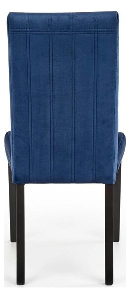 Scaun DIEGO 2, negru/albastru, 47x59x99 cm