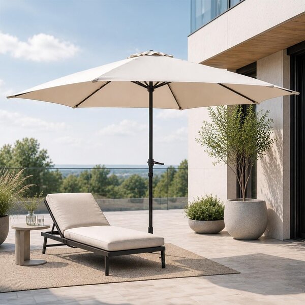 Umbrelă de grădină reglabilă AVENBERG SUNNY BASIC 300, diametru 3M, bej