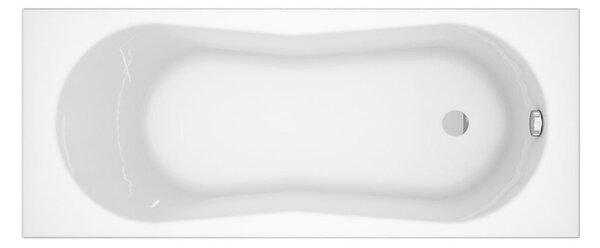 Cada baie incastrata Cersanit Nike, 160 x 70 cm, dreptunghiulara, alb lucios 1600x700 mm