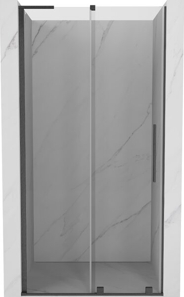 Mexen Velar L, usa de dus culisanta pentru deschidere 90 cm, sticla transparenta 8 mm, grafit lustruit, 871-090-003-01-66