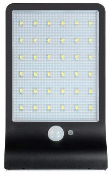Lampa solara LED stradala, senzor miscare PIR, autonomie 6-8h, IP65, 5500-6000K, 300lm, 5W, 36 surse