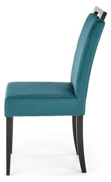 Scaun CLARION 2, negru/turcoaz, 42X58X97 cm
