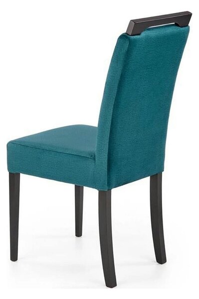 Scaun CLARION 2, negru/turcoaz, 42X58X97 cm